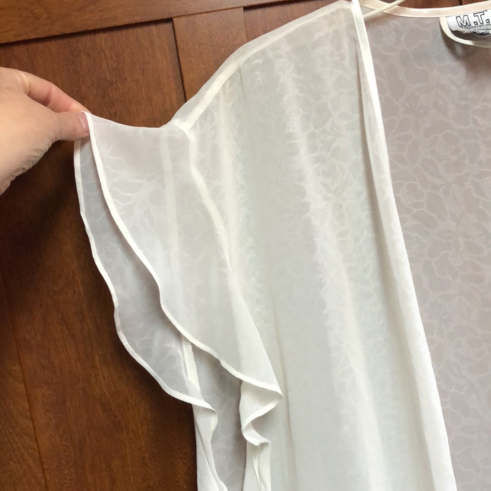 Morgan Taylor Intimates Sheer Robe - Picture 5 of 6